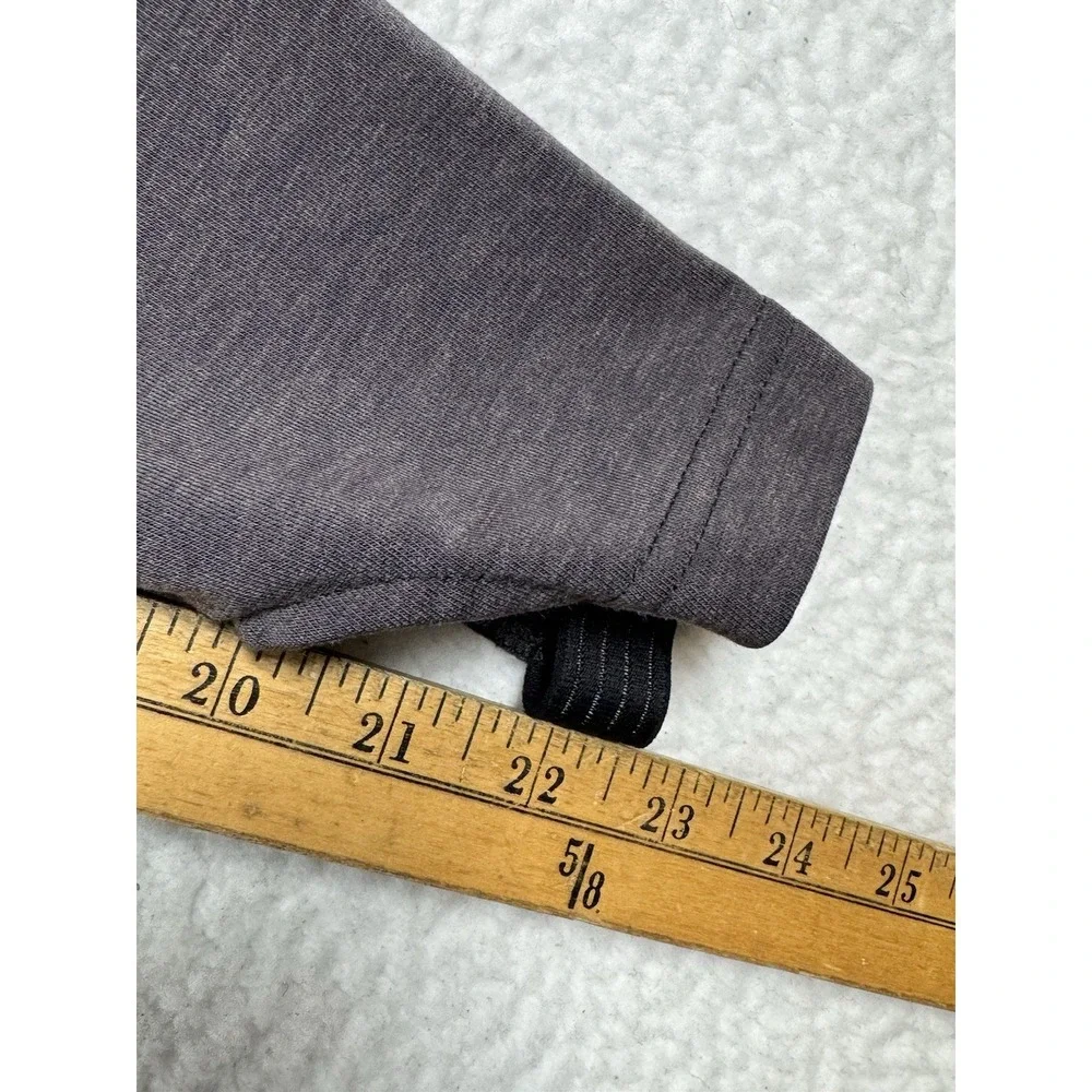 JORDAN Dri Fit Longsleeve Hooded Pullover Performance - Men's Large - Dark Gray